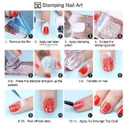 Bling Girl Red Stamping polish (non-uv)