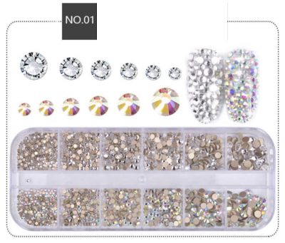 AB Crystal Nail Art Rhinestones Decoration