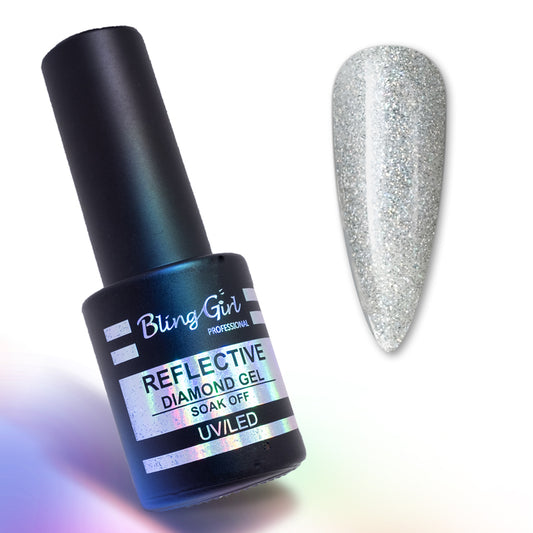 Bling Girl Reflective Diamond Gel No 1 Soak Off UVLED 10ml