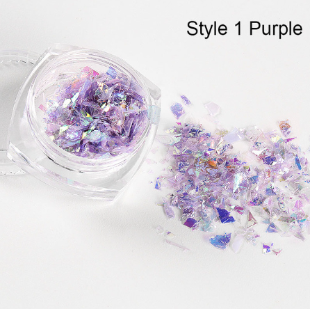 Mylar Nail Art Shards