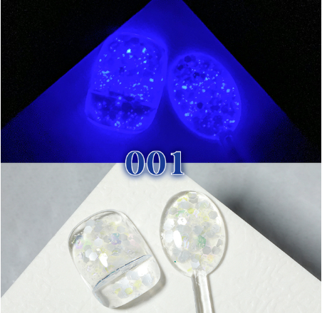 Glow in the dark Glitter Gel 10g