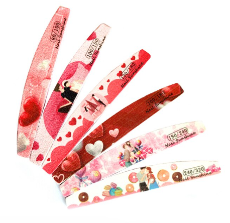 Nail Sunshine Valentine Halfmoon Thick Nail File