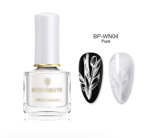 Born Pretty White Stamping polish (non-uv)
