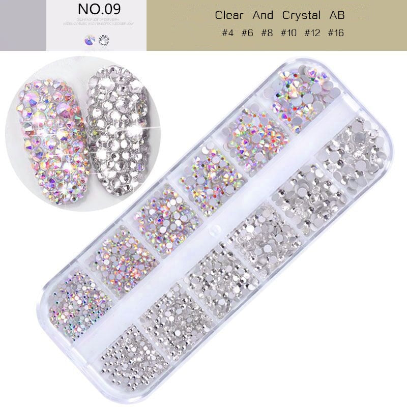 AB Crystal Nail Art Rhinestones Decoration