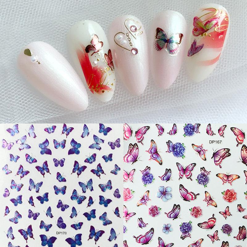 Butterfly Holographic Nail Art Sticker