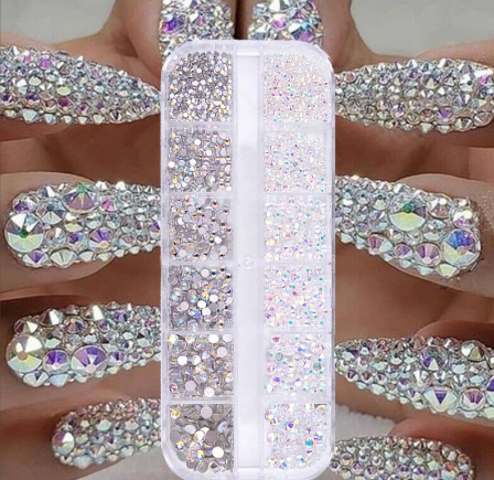 AB Crystal Nail Art Rhinestones Decoration