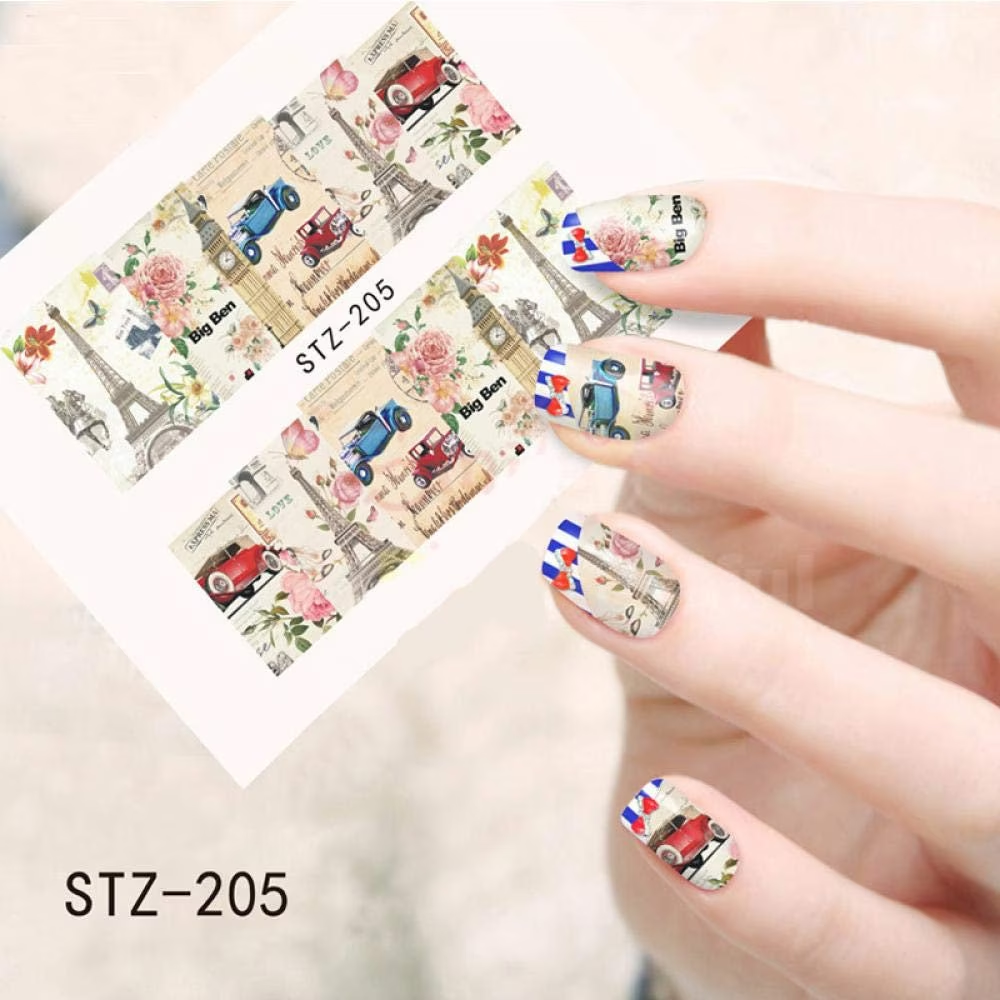 Paris Eiffel Tower Nail Decal