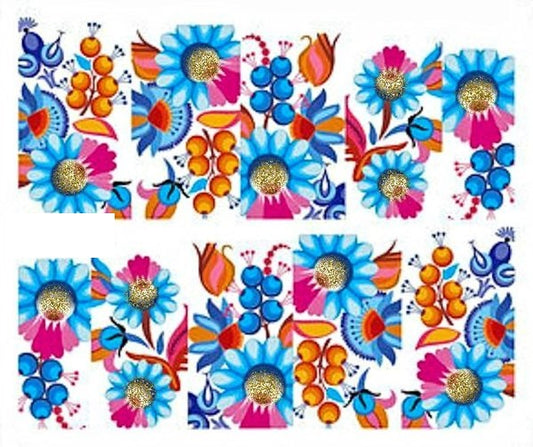 Flower Nail Decal