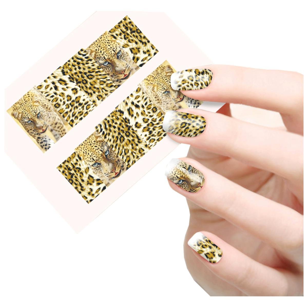 Cheetah Leopard Animal Print Nail Decal