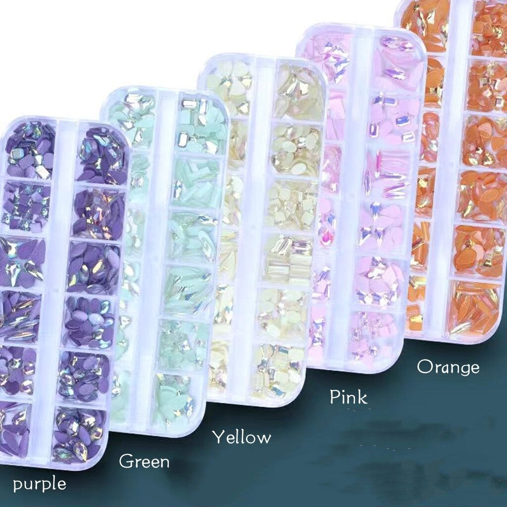 Nail Art Rhinestones Decoration Jar