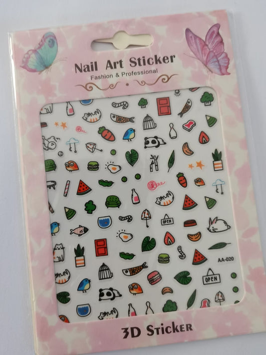 Fruit Nail Art Sticker