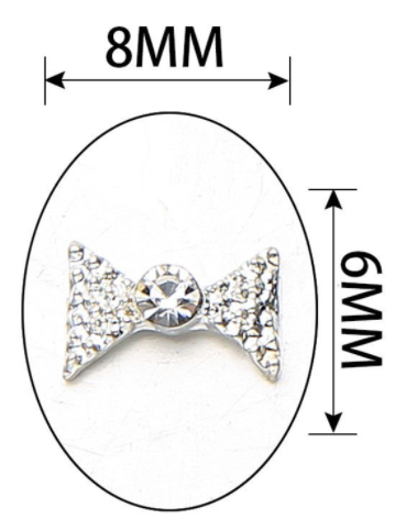 Bow Rhinestones Charms Nail Art Decoration