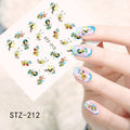 Bee Cartoon Nail Decal