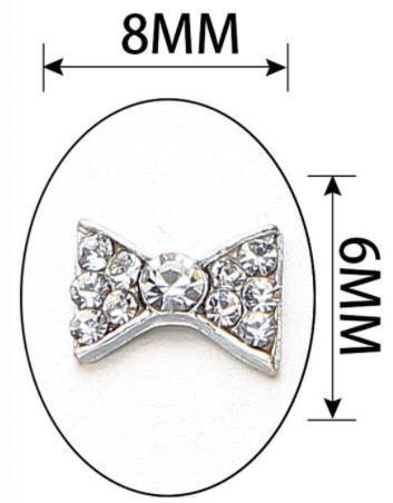 Bow Rhinestones Charms Nail Art Decoration