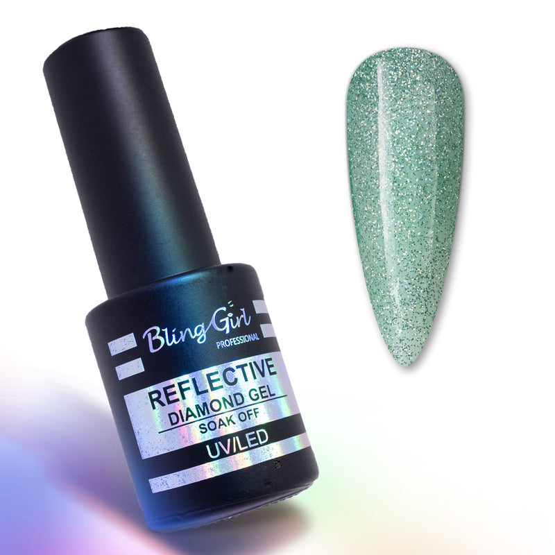 Bling Girl Reflective Diamond Gel No 21 Soak Off UVLED 10ml