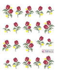 Flower Nail Decal