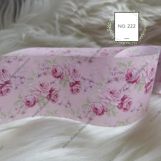 Floral Foil Nail Transfer