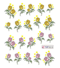 Flower Nail Decal