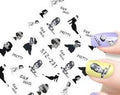 Lady Fashion Nail Decal