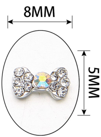 Bow Rhinestones Charms Nail Art Decoration