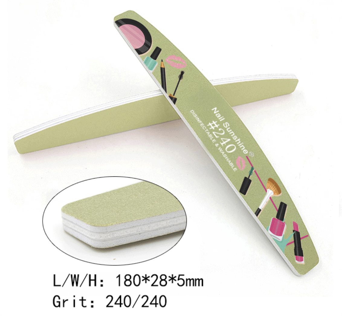 Nail Sunshine Make-Up Halfmoon Thick Nail File