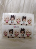 Marilyn Monroe Nail Decal
