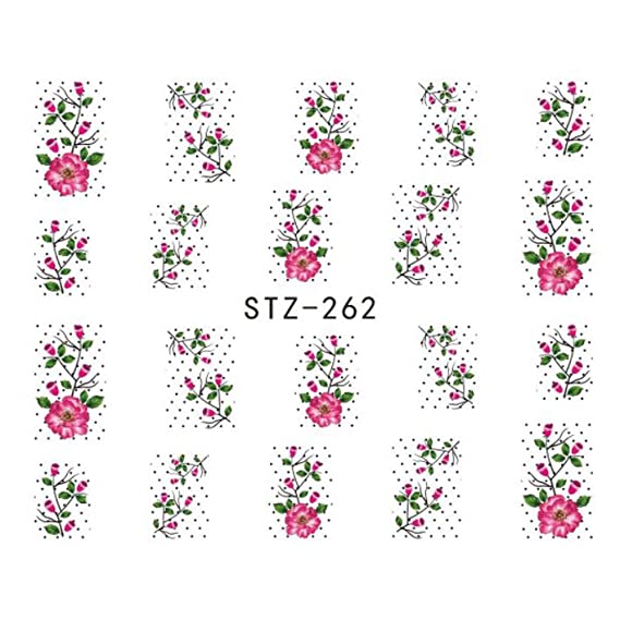 Flower Nail Decal