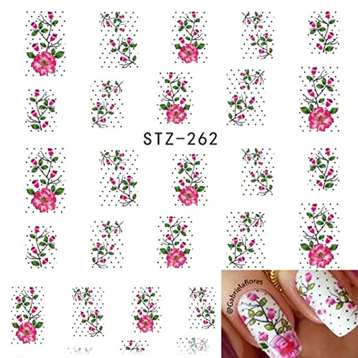 Flower Nail Decal