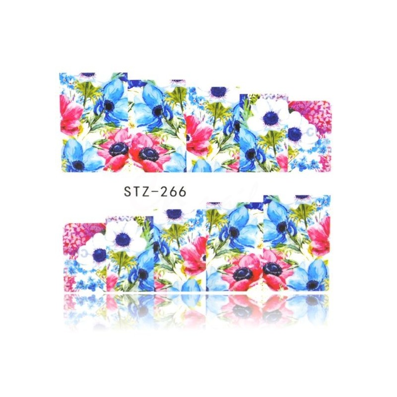 Flower Nail Decal