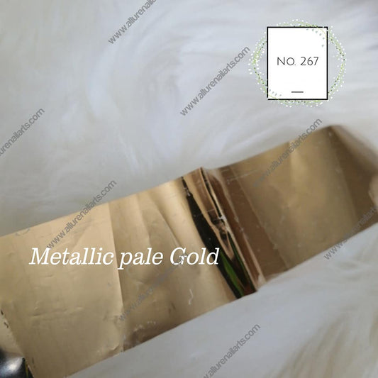 Metallic Foil Nail Transfer