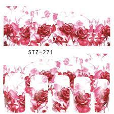 Flower Nail Decal