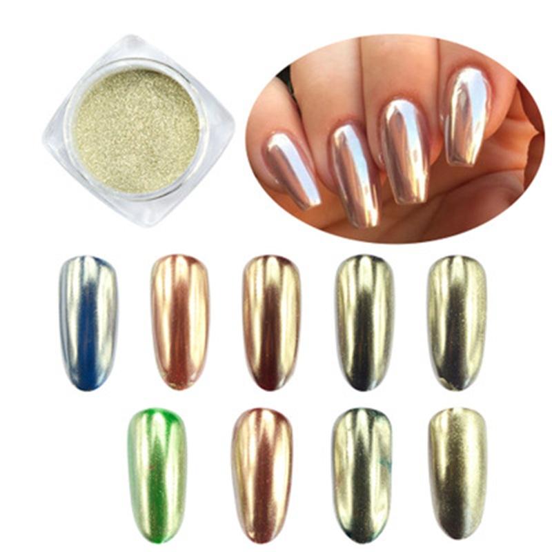 Champagne Chrome Nail Powder