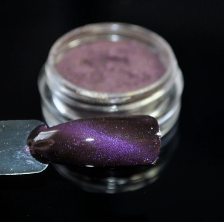 Purple Cat Eye Chrome Powder
