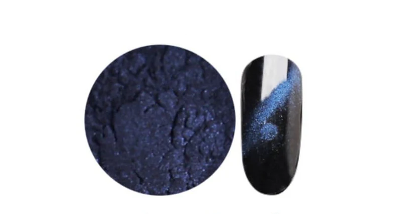 Blue Cat Eye Chrome Powder