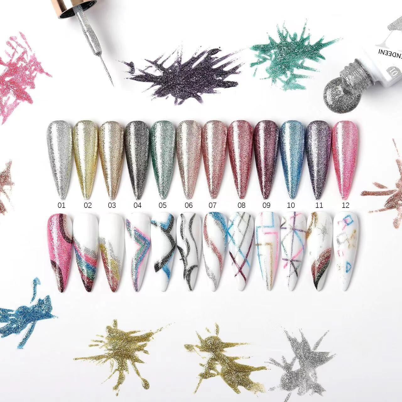 Vendeeni Platinum Liner Gel Polish 10ml
