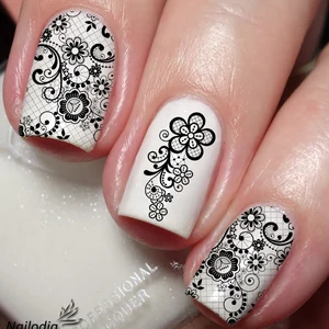 Flower Lace Nail Decal