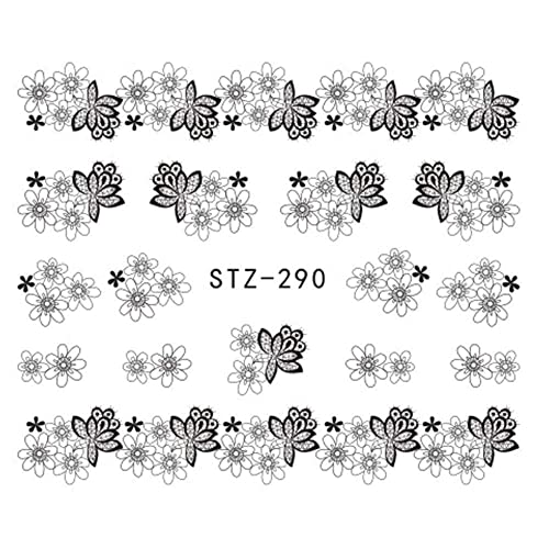 Flower Nail Decal