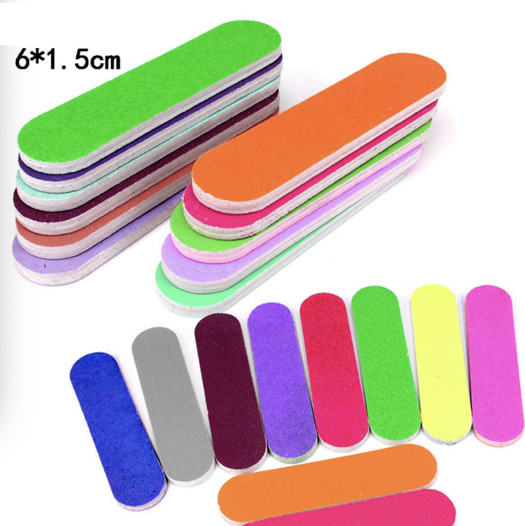 6*1,5cm Wooden Mini Nail File 100pcs