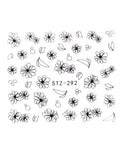 Flower Nail Decal