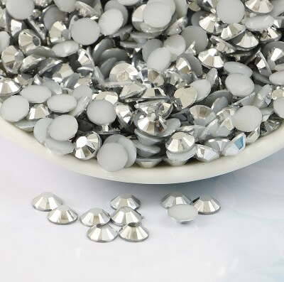 Silver 1mm Rhinestones Nail Art Decoration