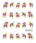 Flower Nail Decal