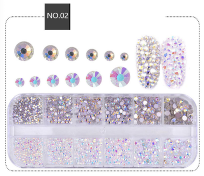 AB Crystal Nail Art Rhinestones Decoration