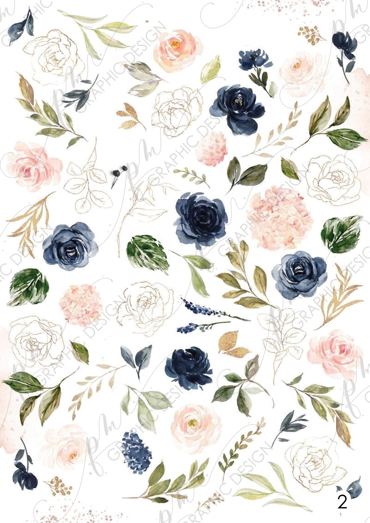 Nail decal PM02