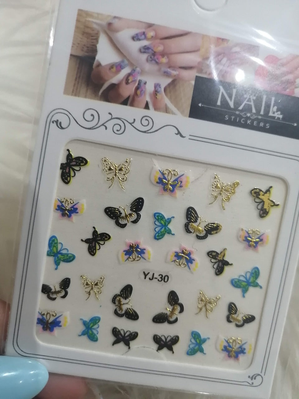 Butterfly Nail Art Sticker