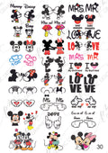 Nail decal PM30 Cartoons