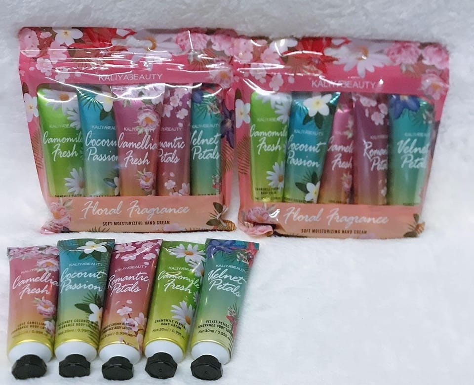 Hand creams 5pcs in a pack