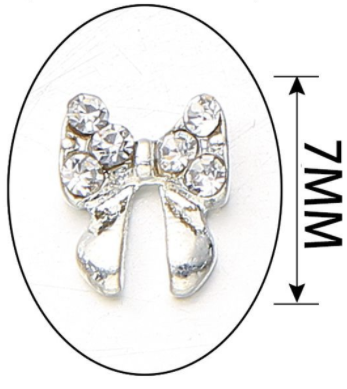 Bow Rhinestones Charms Nail Art Decoration