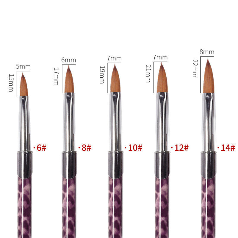 Marble Acrylic Brush 5pcs Set