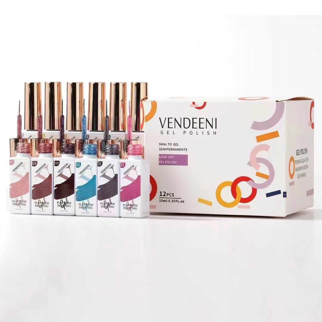 Vendeeni Platinum Liner Gel Polish 10ml