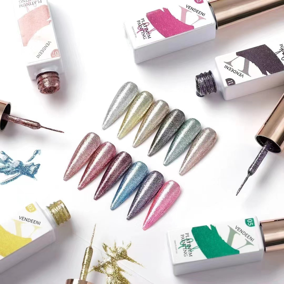 Vendeeni Platinum Liner Gel Polish 10ml